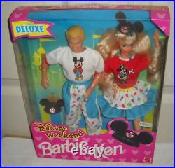 #11459 RARE NRFB Mattel Euro Disney Theme Park Barbie & Ken Giftset