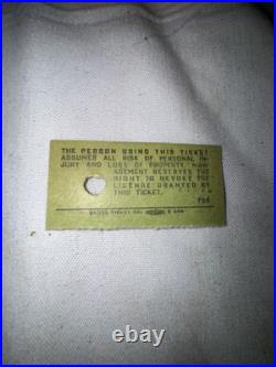 1959s vtg Disneyland D admission ticket booth coupon Walt Disney ULTRA RARE 1959s vtg Disneyland D admission ticket booth coupon Walt Disney ULTRA RARE