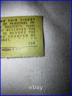 1959s vtg Disneyland D admission ticket booth coupon Walt Disney ULTRA RARE 1959s vtg Disneyland D admission ticket booth coupon Walt Disney ULTRA RARE