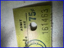 1959s vtg Disneyland D admission ticket booth coupon Walt Disney ULTRA RARE 1959s vtg Disneyland D admission ticket booth coupon Walt Disney ULTRA RARE