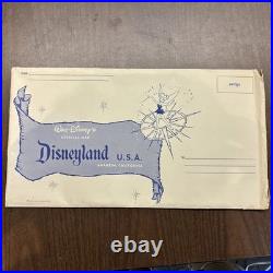 1962 Disneyland Theme Park Map Souvenir Near Mint Cond. 30 x 45 with Mailer