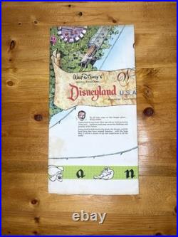 1964 Version A Disneyland Theme Park Map 30 x 45 Souvenir Clean Vintage