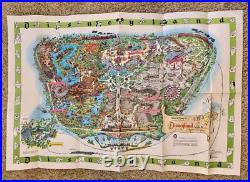 1964 Version-A Disneyland Theme Park Map 30 x 45 Souvenir NO HOLES Clean EXCond