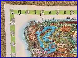 1964 Version-A Disneyland Theme Park Map 30 x 45 Souvenir NO HOLES Clean EXCond