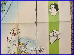 1964 Version-A Disneyland Theme Park Map 30 x 45 Souvenir NO HOLES Clean EXCond