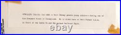 1967 Original WALT DISNEY 8x10 Photo Photograph Disneyland from Disney Archives