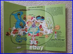 1975 Walt Disney World Amusement Theme Park Brochure Map