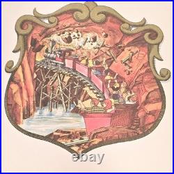 1978 Disneyland MAP Poster Vintage Walt Disney Productions Theme Park California