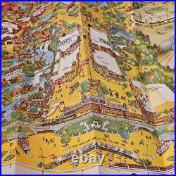 1978 Disneyland MAP Poster Vintage Walt Disney Productions Theme Park California