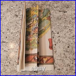 1978 Disneyland MAP Poster Vintage Walt Disney Productions Theme Park California