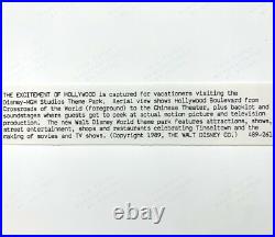 1989 Walt Disney MGM Studios Theme Park California Adventure Hollywood Blvd #2