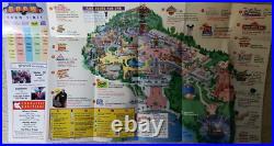 1999 Disney-MGM Studios Amusement Theme Park Brochure Map Disney World