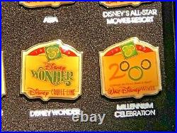 1999 Disney Wdw 13 Pin Set Something New In Every Corner Of Our World Complete