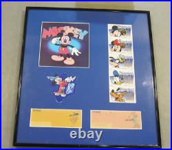 1999 Disneyland Theme Park Framed Souvenirs, Tickets, Cards FREE SHIPPING