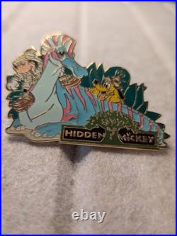 2002 Disney WDW Animal Kingdom Pin Trading Porch Hidden Mickey Pin Dinoland