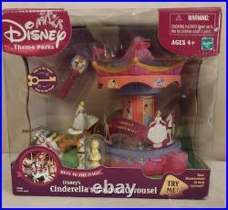 2003 Disney's Theme Parks Cinderella's Golden Carousel Key To Magic PlaysetNEW
