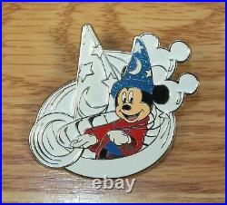 2009 Disney Parks Sorcerer Mickey With White Hat & Balloons HTF Trading Pin