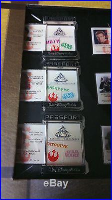 2011 Disney Star Wars Weekends Passport Pin Set MINT LE 300 RARE WDW