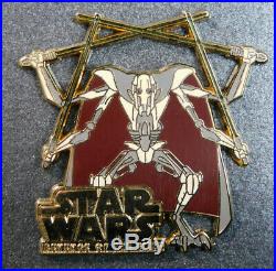 2015 D23 Disney Star Wars BOXED PIN SET Darth Maul Vader Boba Fett Light Sabers+