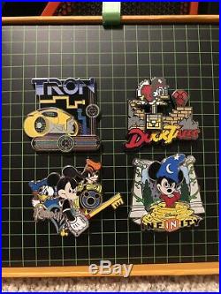 2015 Disney Genearation D Digital Pins Duck Tales Tron Infinity Kingdom Hearts