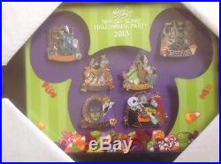 2015 Disney MNSSHP Halloween Party LE 200 Framed Pin Set SOLD OUT