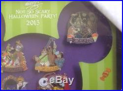 2015 Disney MNSSHP Halloween Party LE 200 Framed Pin Set SOLD OUT