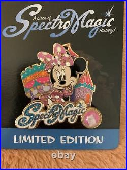 2015 Walt Disney World SpectroMagic Parade Piece of History Pin Minnie Mouse HTF