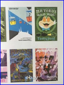 2016 Disney Theme Park Attraction Poster 12 Month Calendar 12 x 18 Art