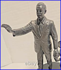 2018 The Art Disney Theme Parks Walt Mickey Mouse Partners 9 inch Bronze Statue
