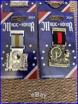 2019 Disney Magic of Honor Complete 12 Pin Limited Edition Set Collection New