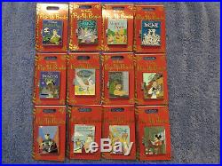 2019 Disney Pop Up Books Complete 12 Pin Limited Edition Set / Collection