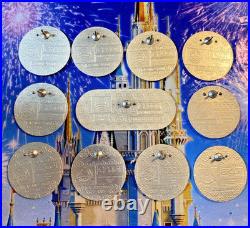 2019 WDW Disney Parks Epcot Center Pavillion Logo Symbols 11 Pin Set LE 1200