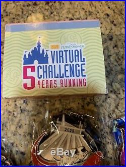 2020 Run Disney Virtual Challenge Medals set of 4