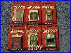 2021 Disney Windows of Main Street Complete WDW 6 Pin Limited Edition Set