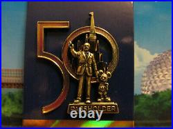 2021 Walt Disney World 50th Anniversary Partners Statue, Passholder LE Pin