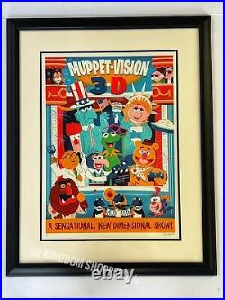 2022 Disney Parks The Muppets Muppet Vision 3D Frame Giclee Dave Perillo #23