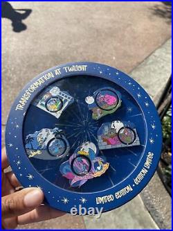 2022 Disney Parks Transformations At Twilight Halloween Alice Stitch Pin Set LE