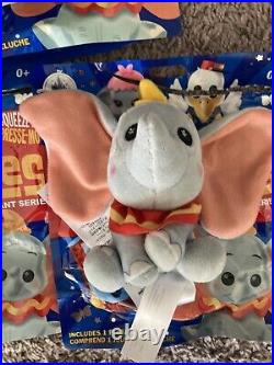 2022 Disney Parks Wishables Dumbo The Flying Elephant Series Set Of 5 New