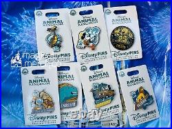 2023 Disney Parks Animal Kingdom 25th Anniversary LE LR Complete Pin Set of 7