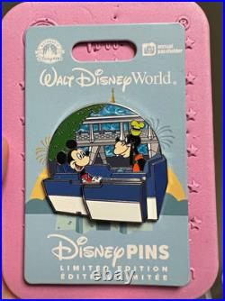 2024 Disney Parks WDW Transit Authority PeopleMover Slider Mickey Goofy LE Pin