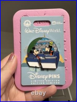 2024 Disney Parks WDW Transit Authority PeopleMover Slider Mickey Goofy LE Pin