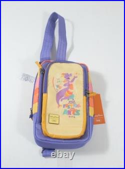 2025 Disney Parks EPCOT Festival Of The Arts Figment Lug Tailback Crossbody Bag