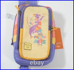 2025 Disney Parks EPCOT Festival Of The Arts Figment Lug Tailback Crossbody Bag