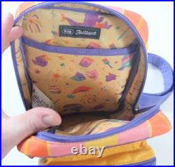2025 Disney Parks EPCOT Festival Of The Arts Figment Lug Tailback Crossbody Bag