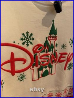 2025 Disney Parks Mickey Mouse Christmas Santa Spirit Jersey Shirt Small NWT