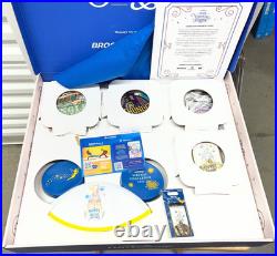 2025 Run Disney Virtual Series 10 Years of Running Complete Set w Ears & Pin