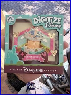 2026 Disney Parks Digitize Disney Disneyland Set LE 3000 7 Pin Set