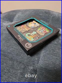 2026 Disneyland Theme Parks Attractions Artist Series 4 Pin Boxed Set LE 2500
