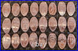 24pc Universal Studios Theme Park Harry Potter Penny Pressed Coin Set Rare L@@k