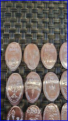 24pc Universal Studios Theme Park Harry Potter Penny Pressed Coin Set Rare L@@k